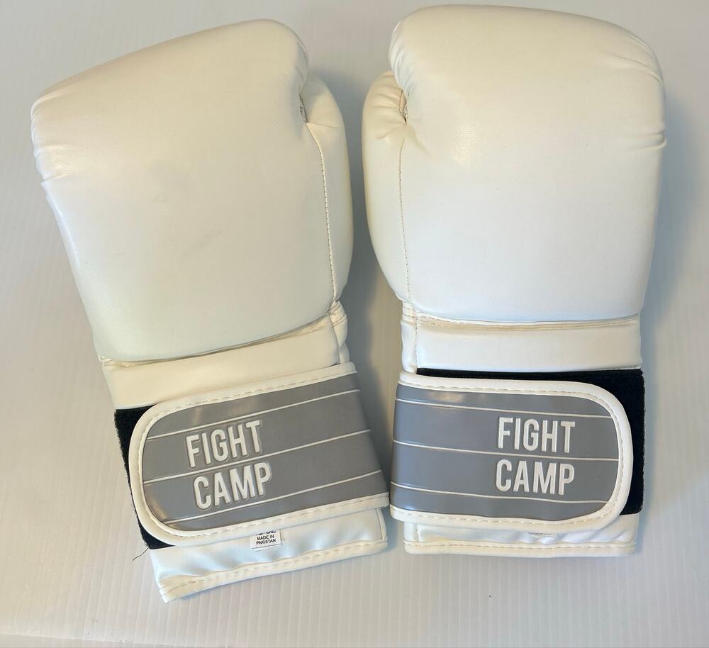 FightCamp Boxing Gloves 12 oz White Genuine Leather Adult Training Kickboxing